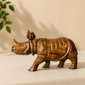 buy wooden rhino online