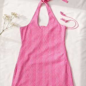 Women Halter Neck Short Kurta