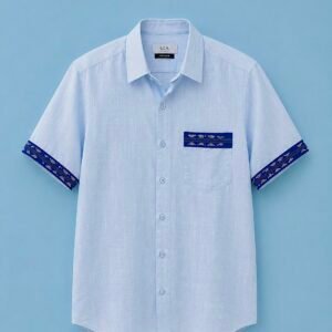 Men Assamese Themed half sleeve shirt